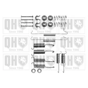 Kit d'accessoires, mâchoire de frein QUINTON HAZELL BFK227