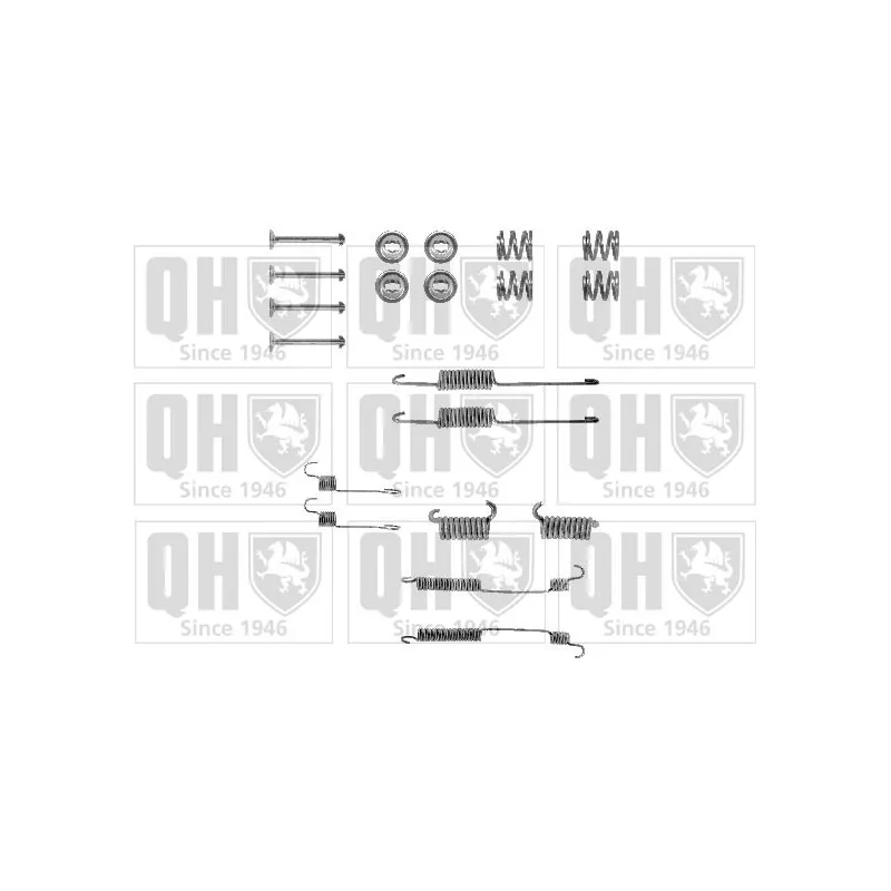 Kit d'accessoires, mâchoire de frein QUINTON HAZELL BFK236