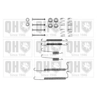 Kit d'accessoires, mâchoire de frein QUINTON HAZELL BFK251