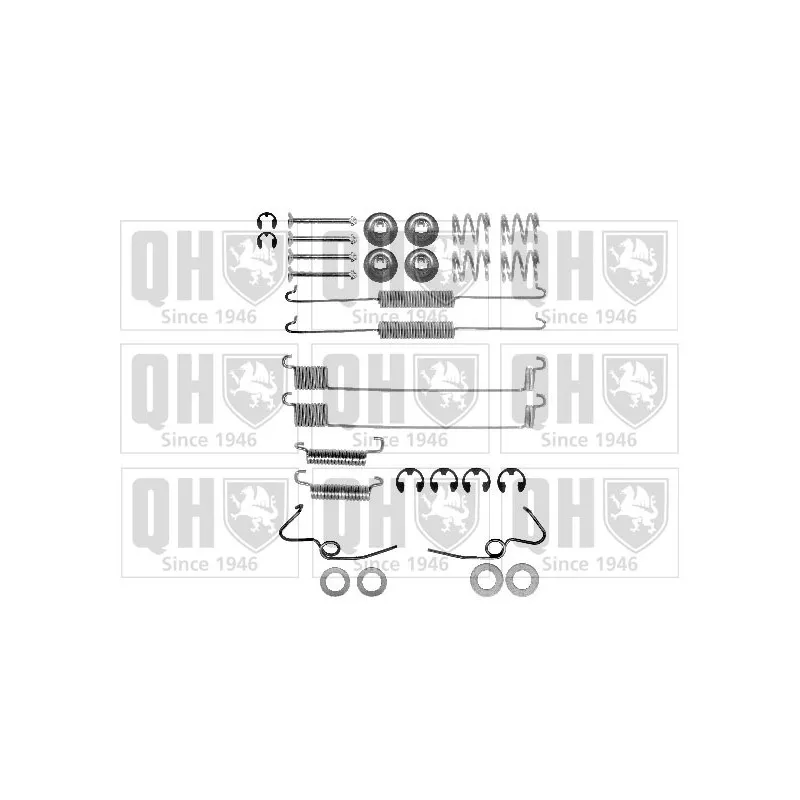 Kit d'accessoires, mâchoire de frein QUINTON HAZELL BFK256