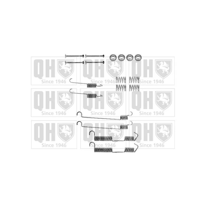 Kit d'accessoires, mâchoire de frein QUINTON HAZELL BFK260
