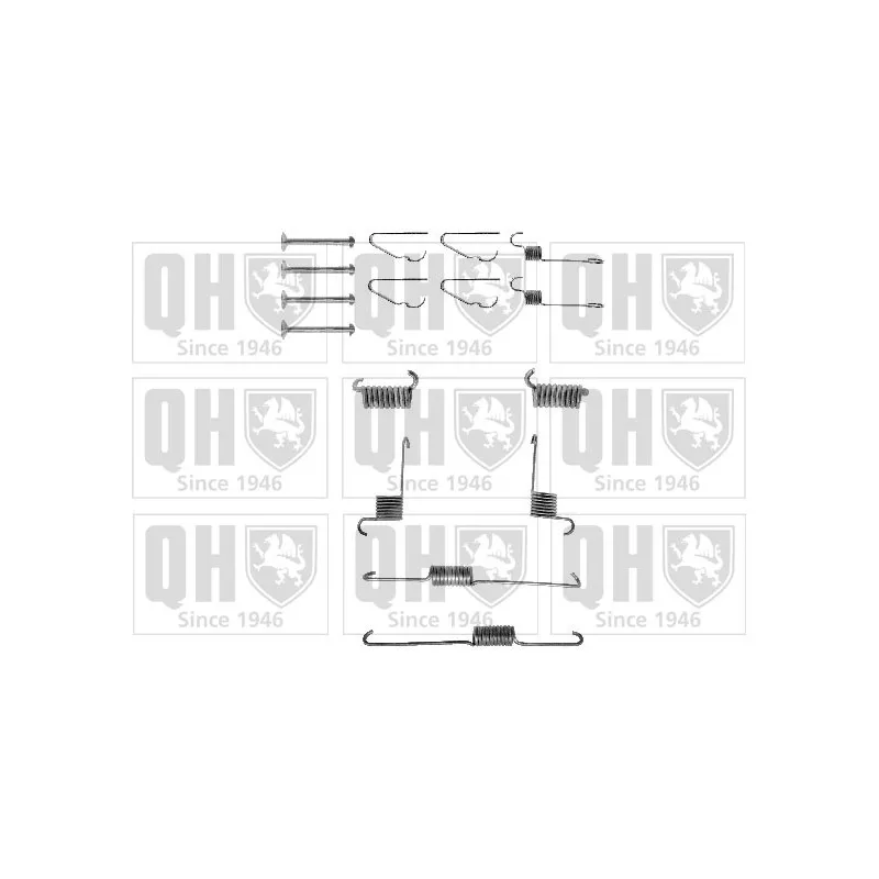 Kit d'accessoires, mâchoire de frein QUINTON HAZELL BFK267