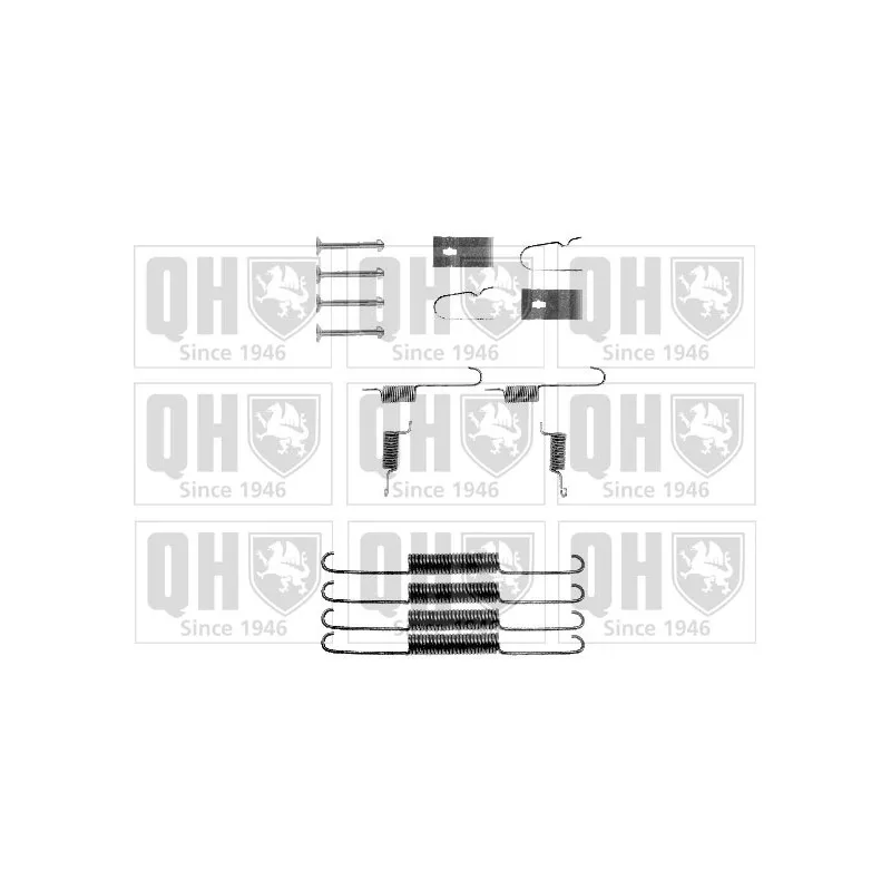 Kit d'accessoires, mâchoire de frein QUINTON HAZELL BFK270