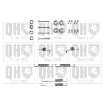 Kit d'accessoires, mâchoire de frein QUINTON HAZELL BFK272