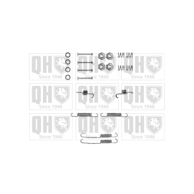 Kit d'accessoires, mâchoire de frein QUINTON HAZELL BFK272