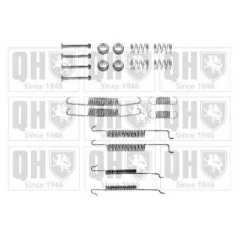 Kit d'accessoires, mâchoire de frein QUINTON HAZELL BFK277