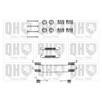Kit d'accessoires, mâchoire de frein QUINTON HAZELL BFK279