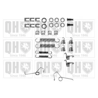 Kit d'accessoires, mâchoire de frein QUINTON HAZELL BFK280