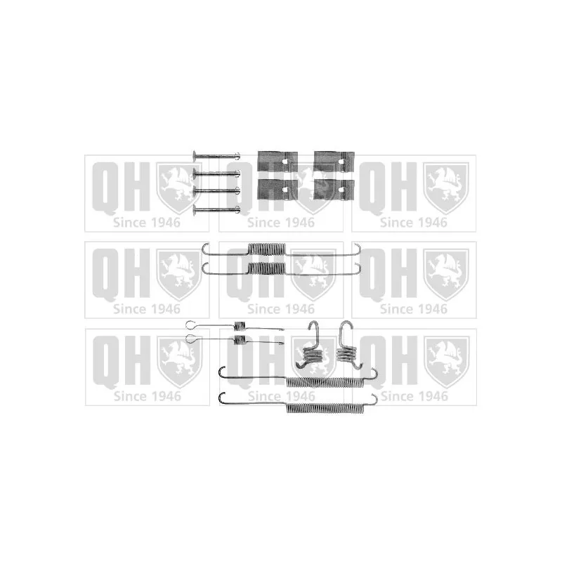 Kit d'accessoires, mâchoire de frein QUINTON HAZELL BFK282