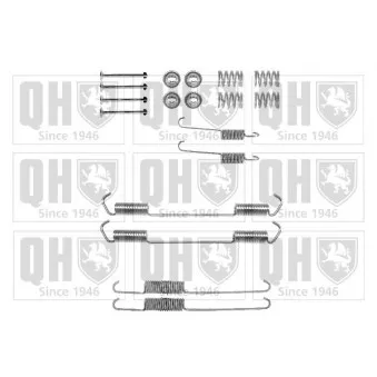 Kit d'accessoires, mâchoire de frein QUINTON HAZELL BFK283