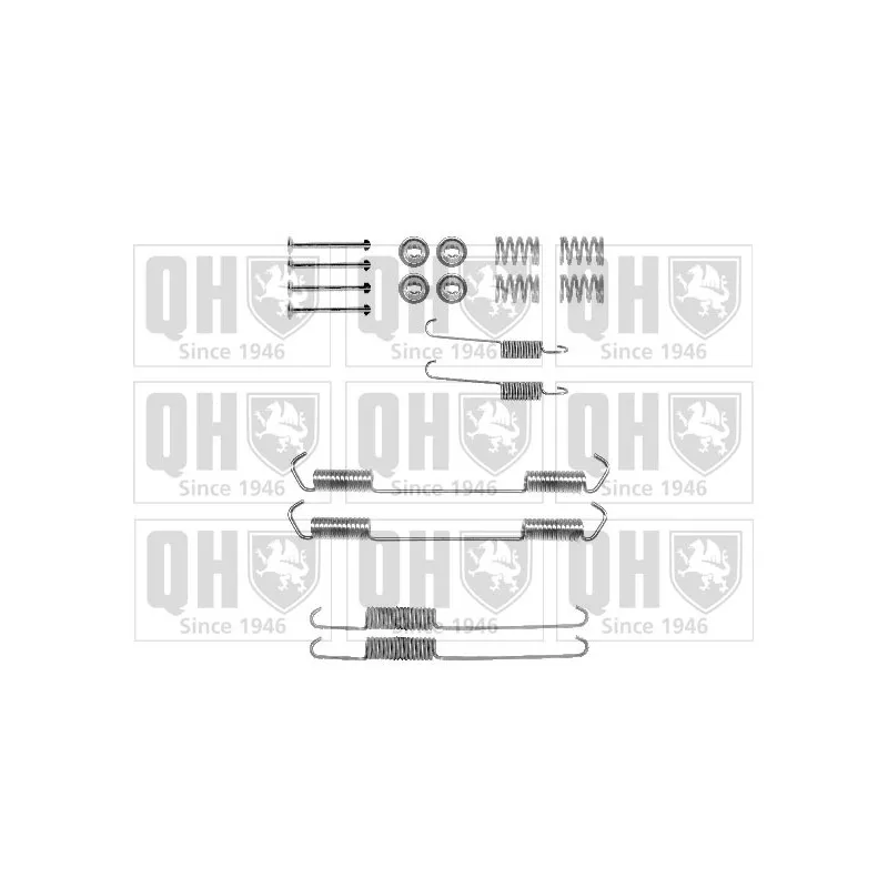 Kit d'accessoires, mâchoire de frein QUINTON HAZELL BFK283