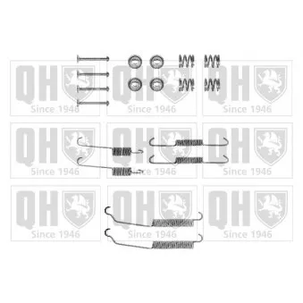 Kit d'accessoires, mâchoire de frein QUINTON HAZELL