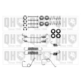 Kit d'accessoires, mâchoire de frein QUINTON HAZELL BFK287