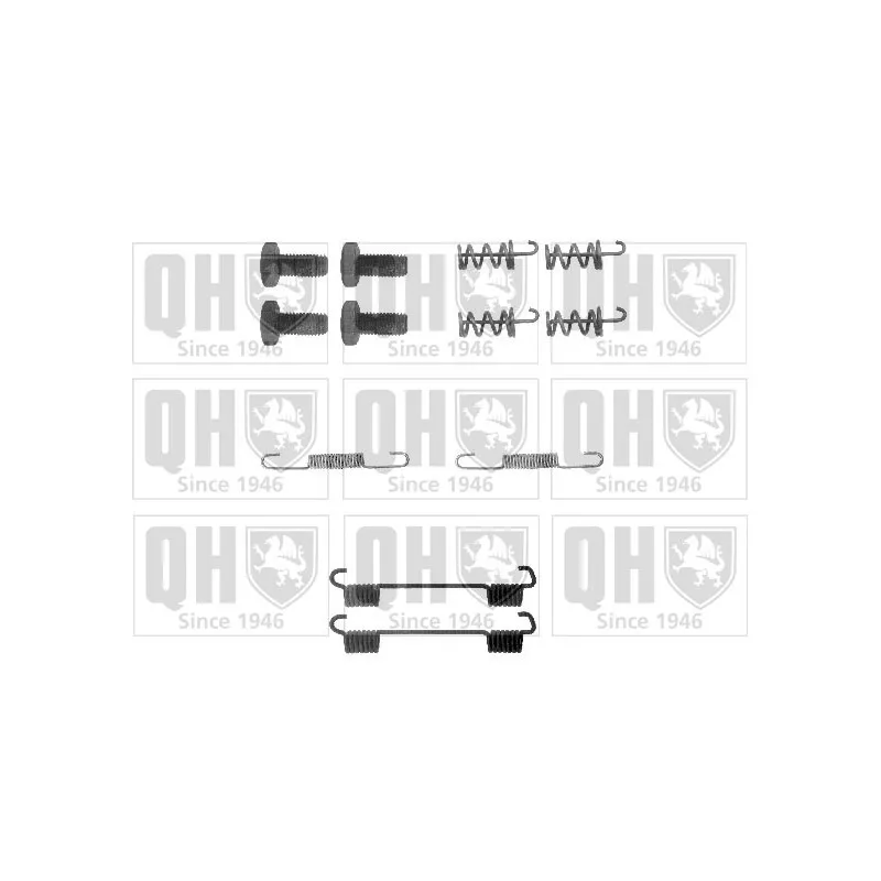 Kit d'accessoires, mâchoires de frein de stationnement QUINTON HAZELL BFK308