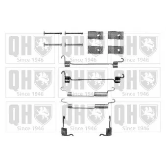 Kit d'accessoires, mâchoire de frein QUINTON HAZELL BFK319