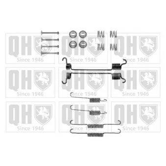Kit d'accessoires, mâchoire de frein QUINTON HAZELL BFK321