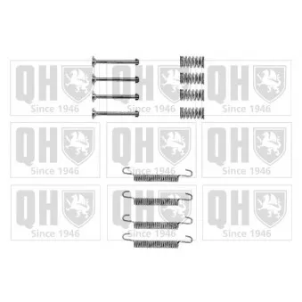 Kit d'accessoires, mâchoires de frein de stationnement QUINTON HAZELL BFK346