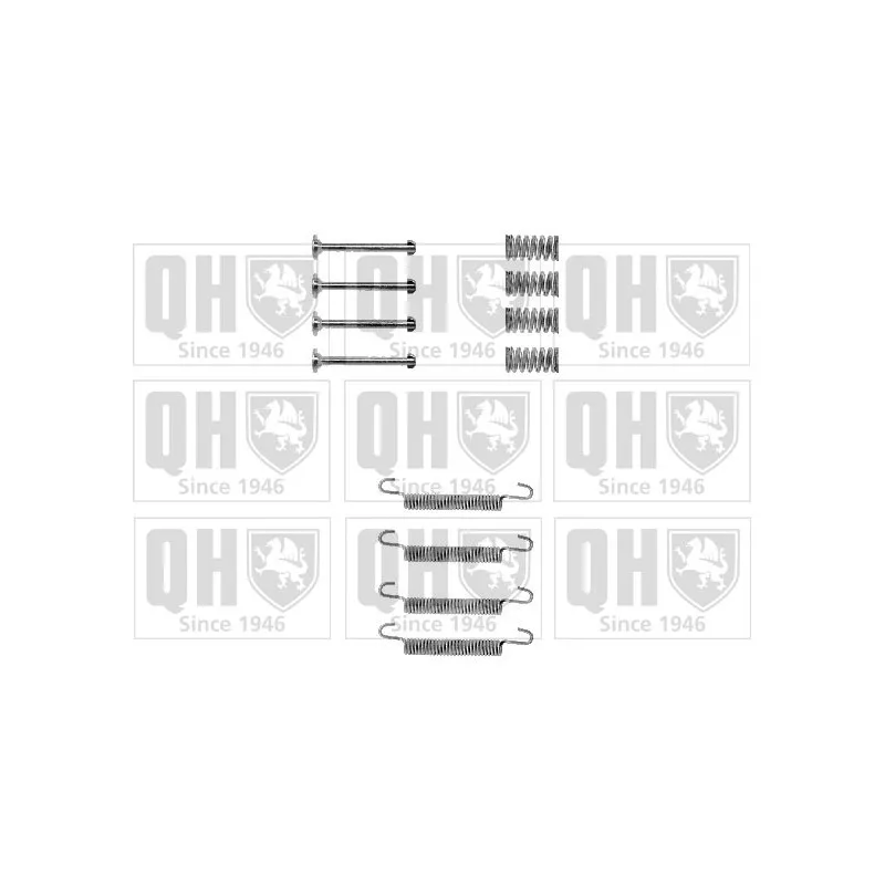 Kit d'accessoires, mâchoires de frein de stationnement QUINTON HAZELL BFK346