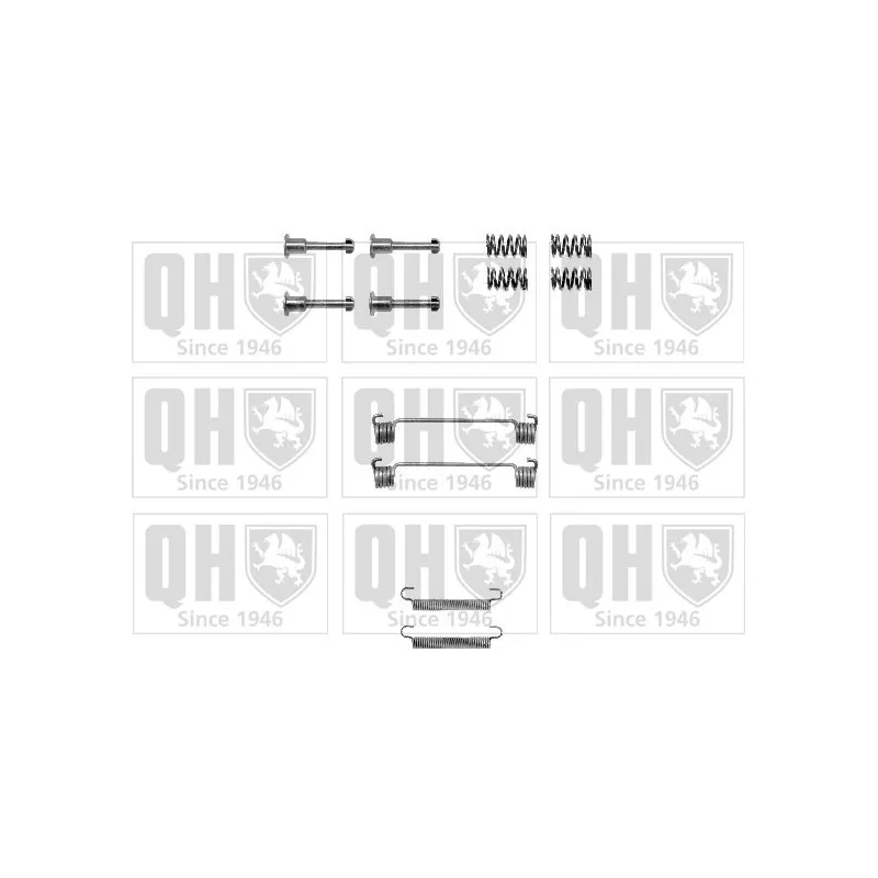 Kit d'accessoires, mâchoires de frein de stationnement QUINTON HAZELL BFK351