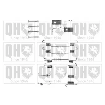 Kit d'accessoires, mâchoire de frein QUINTON HAZELL BFK360