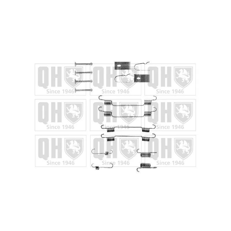 Kit d'accessoires, mâchoire de frein QUINTON HAZELL BFK360