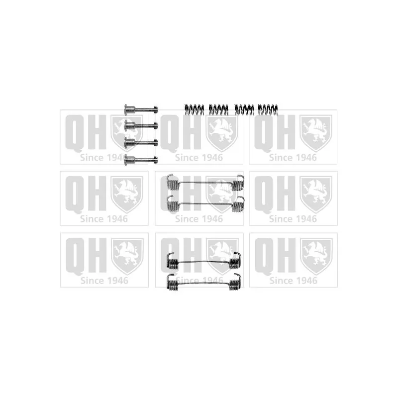 Kit d'accessoires, mâchoires de frein de stationnement QUINTON HAZELL BFK367