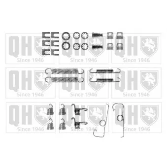 Kit d'accessoires, mâchoire de frein QUINTON HAZELL BFK370