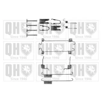 Kit d'accessoires, mâchoire de frein QUINTON HAZELL BFK397