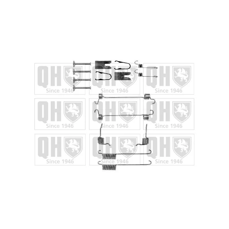 Kit d'accessoires, mâchoire de frein QUINTON HAZELL BFK397