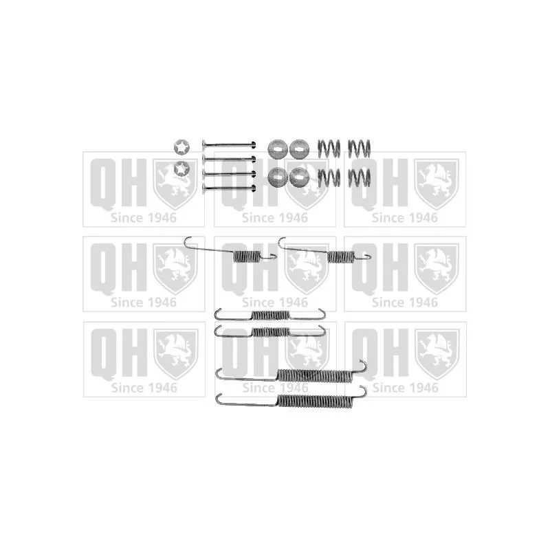 Kit d'accessoires, mâchoire de frein QUINTON HAZELL BFK400