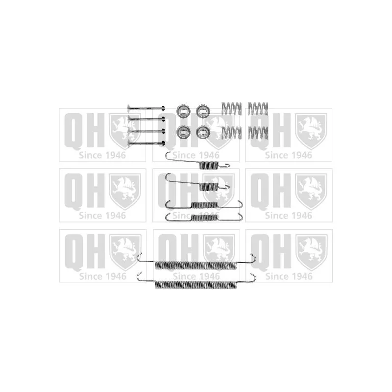 Kit d'accessoires, mâchoire de frein QUINTON HAZELL BFK403