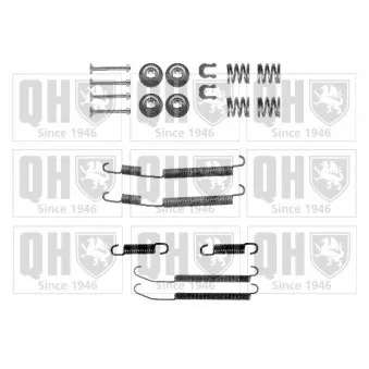 Kit d'accessoires, mâchoire de frein QUINTON HAZELL BFK406