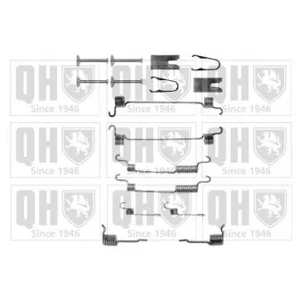 Kit d'accessoires, mâchoire de frein QUINTON HAZELL BFK410