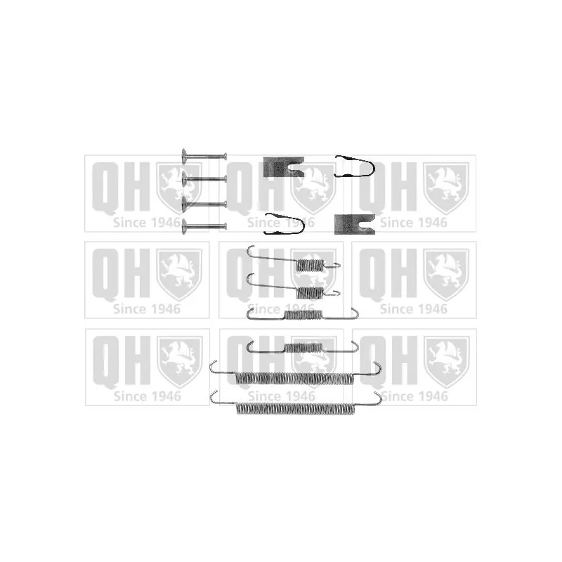 Kit d'accessoires, mâchoire de frein QUINTON HAZELL BFK422