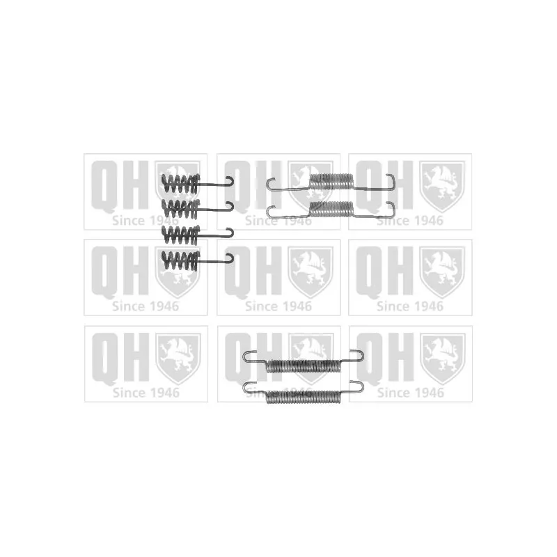 Kit d'accessoires, mâchoires de frein de stationnement QUINTON HAZELL BFK423