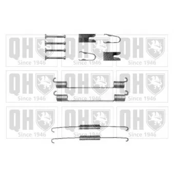 Kit d'accessoires, mâchoire de frein QUINTON HAZELL BFK428
