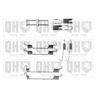 Kit d'accessoires, mâchoire de frein QUINTON HAZELL BFK439