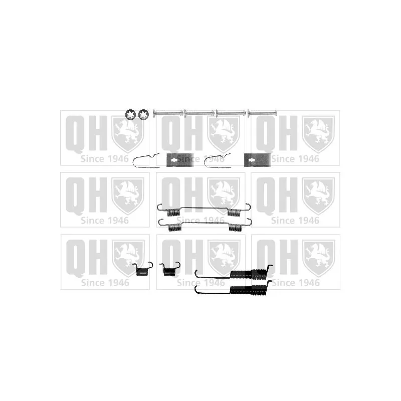 Kit d'accessoires, mâchoire de frein QUINTON HAZELL BFK442