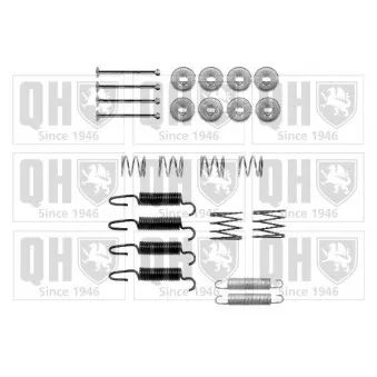 Kit d'accessoires, mâchoires de frein de stationnement QUINTON HAZELL BFK455