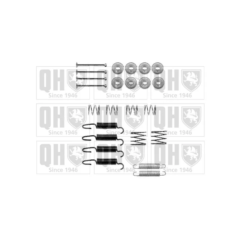 Kit d'accessoires, mâchoires de frein de stationnement QUINTON HAZELL BFK455