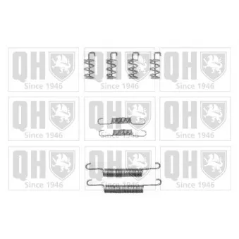 Kit d'accessoires, mâchoires de frein de stationnement QUINTON HAZELL BFK466