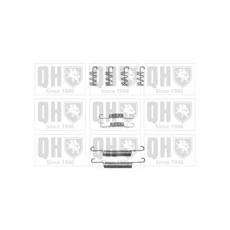 Kit d'accessoires, mâchoires de frein de stationnement QUINTON HAZELL BFK466