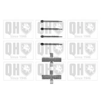Kit d'accessoires, plaquette de frein à disque QUINTON HAZELL BFK600