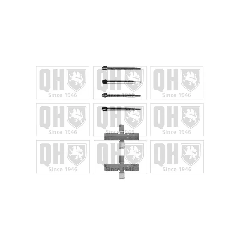 Kit d'accessoires, plaquette de frein à disque QUINTON HAZELL BFK600
