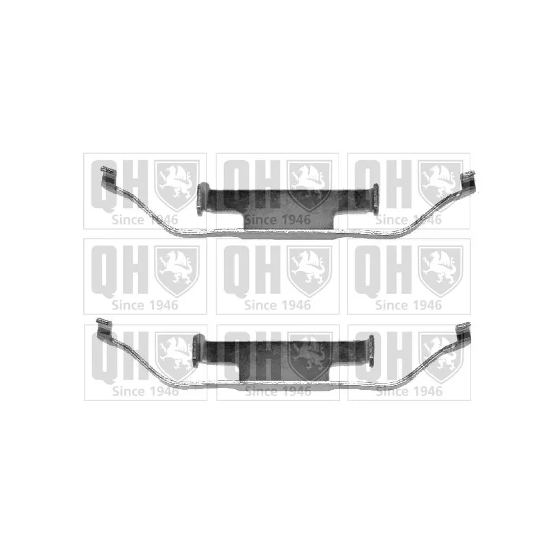 Kit d'accessoires, plaquette de frein à disque QUINTON HAZELL BFK611