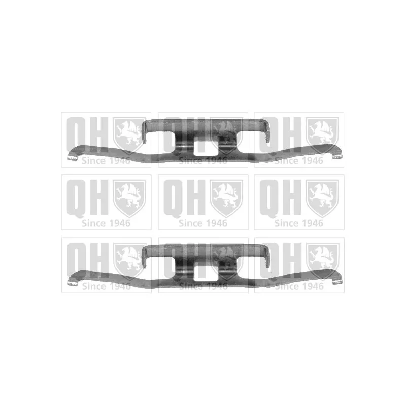 Kit d'accessoires, plaquette de frein à disque QUINTON HAZELL BFK612