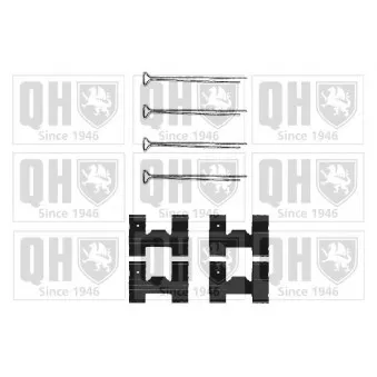 Kit d'accessoires, plaquette de frein à disque QUINTON HAZELL BFK631