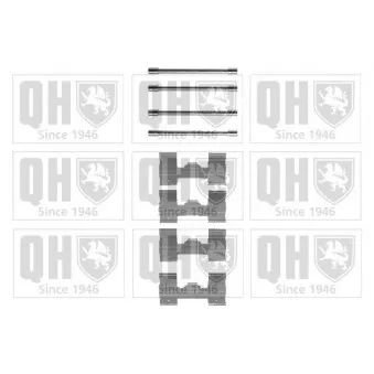 Kit d'accessoires, plaquette de frein à disque QUINTON HAZELL BFK632