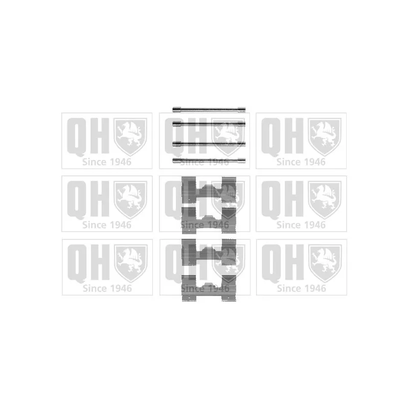 Kit d'accessoires, plaquette de frein à disque QUINTON HAZELL BFK632