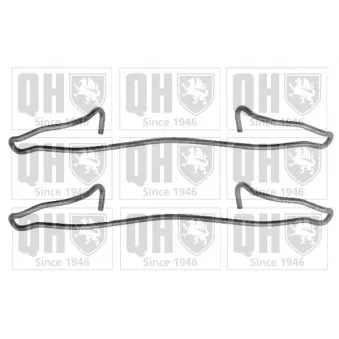 Kit d'accessoires, plaquette de frein à disque QUINTON HAZELL BFK637